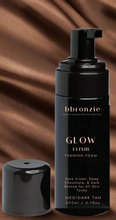 Load image into Gallery viewer, Glow Elixir  Dark Tanning Foam
